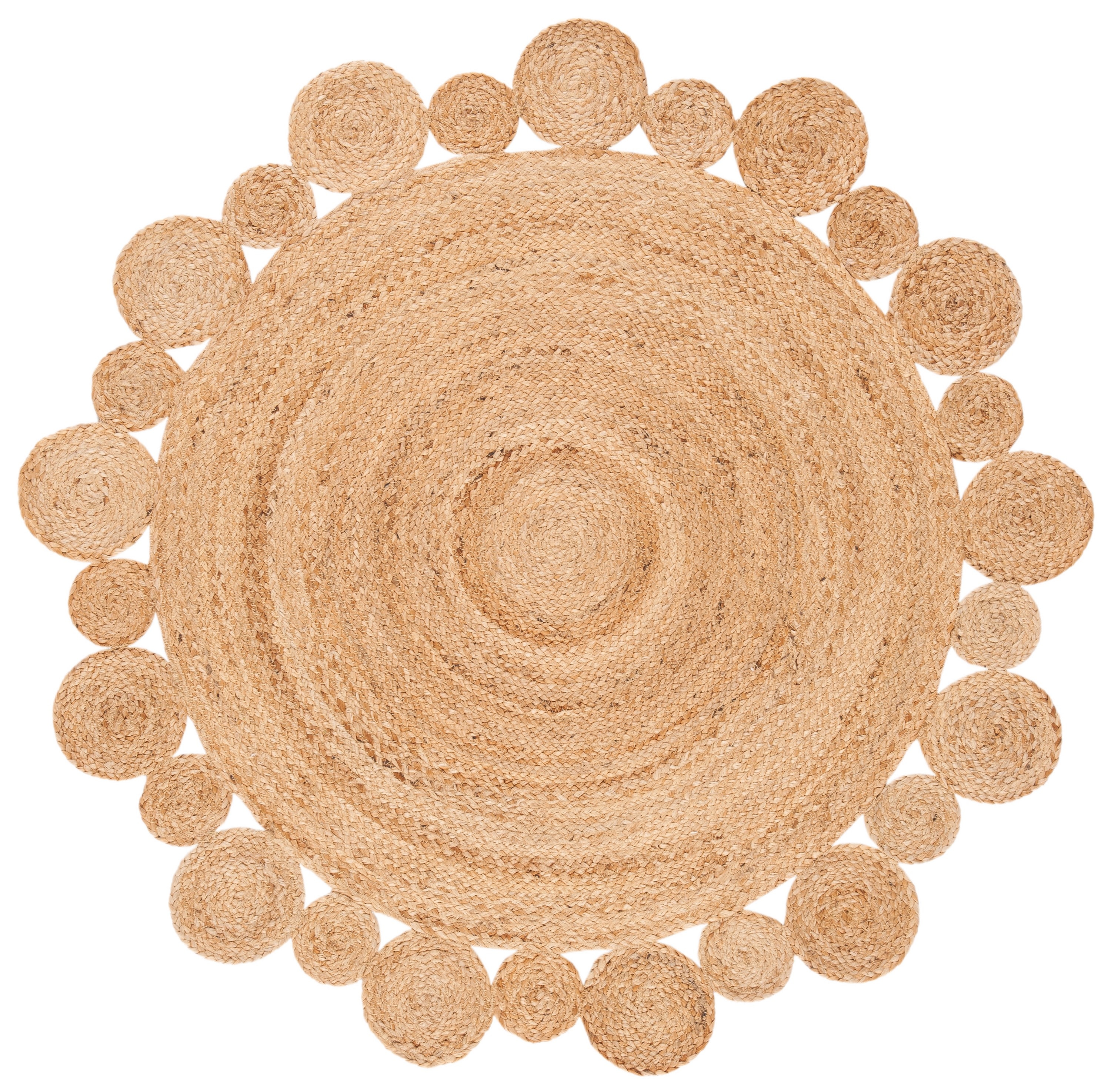 Safavieh Natural Fiber Haida 3 X 3 (ft) Jute Natural Round Indoor ...