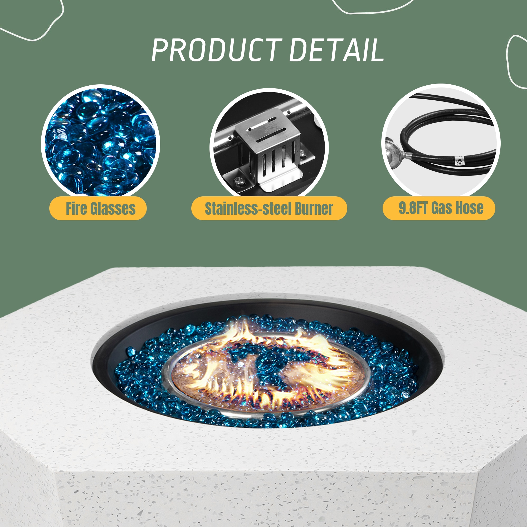 UPHA 41SMS-6BX-MBF Outdoor-Gas-Firepits - View #6