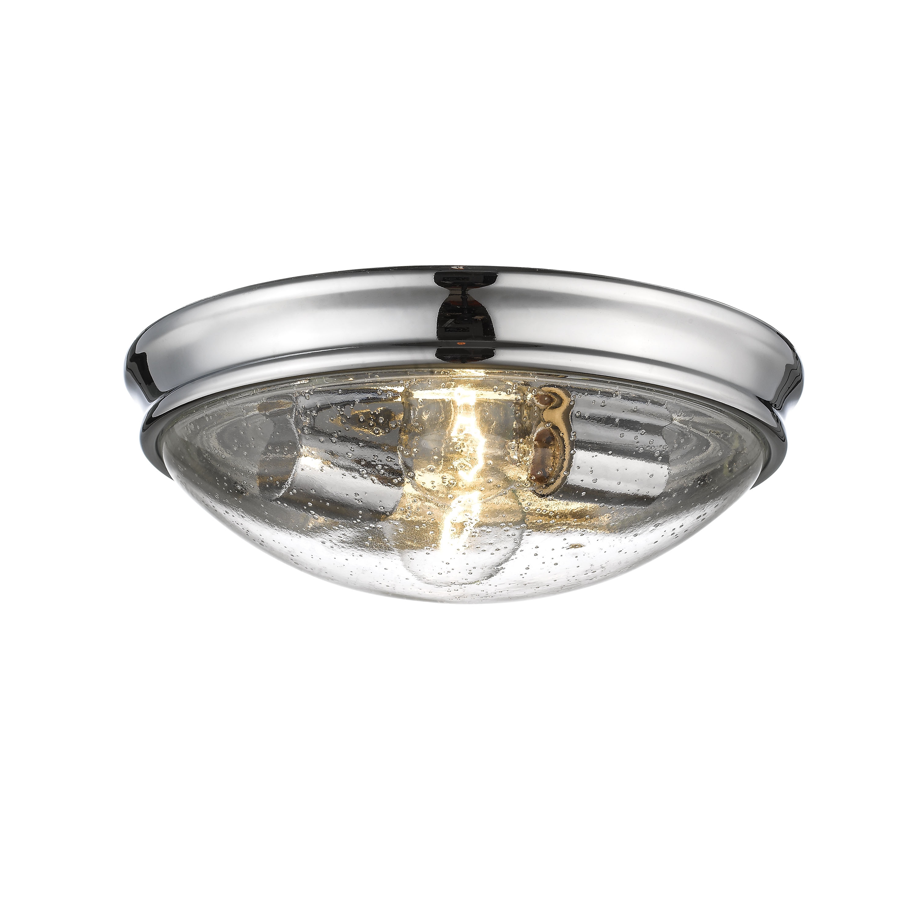 Millennium Lighting 5228-CH Flush Mount 2-Light Chrome Flush Mount Light