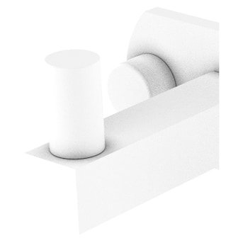 Allied Brass 2.2-in H Screw Mount Solid Brass Matte White Hanging Shower Caddy Allied Brass 2.2-in H Screw Mount Solid Brass Matte White Hanging Shower Caddy