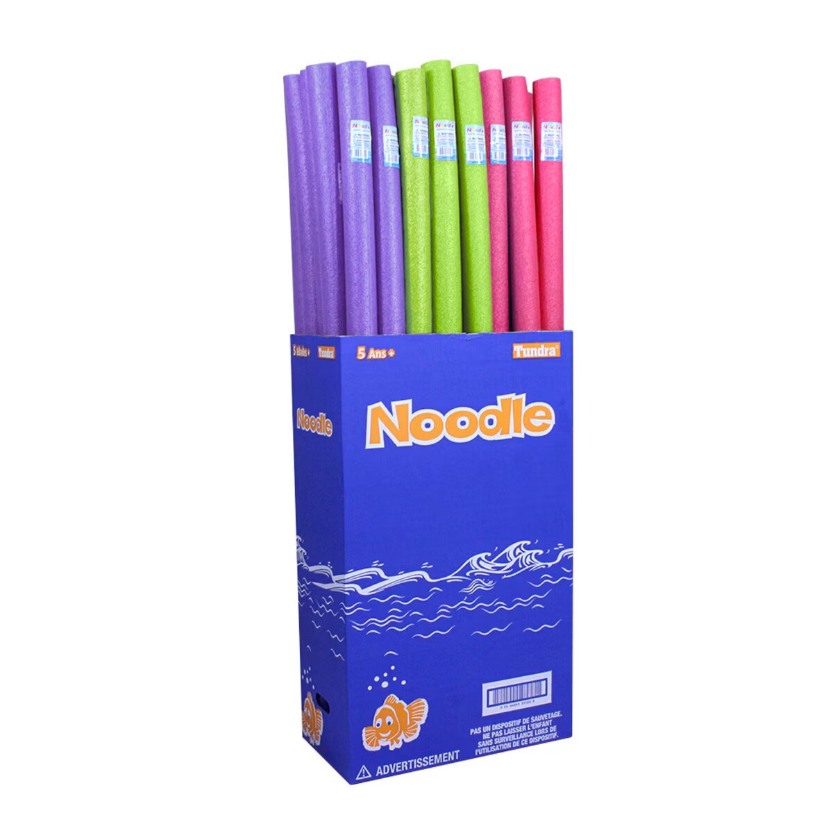 Pool Mate TWLN40-PM 55-in x 2.25-in 1-Seat Assorted Pool Noodle 40-Pack