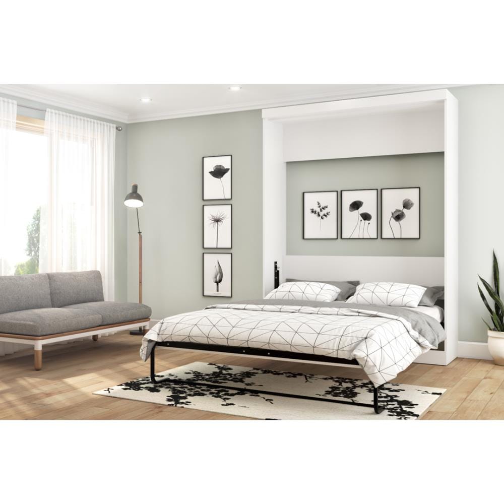 Nebula Queen Murphy Bed with Sofa (78W) | Bestar