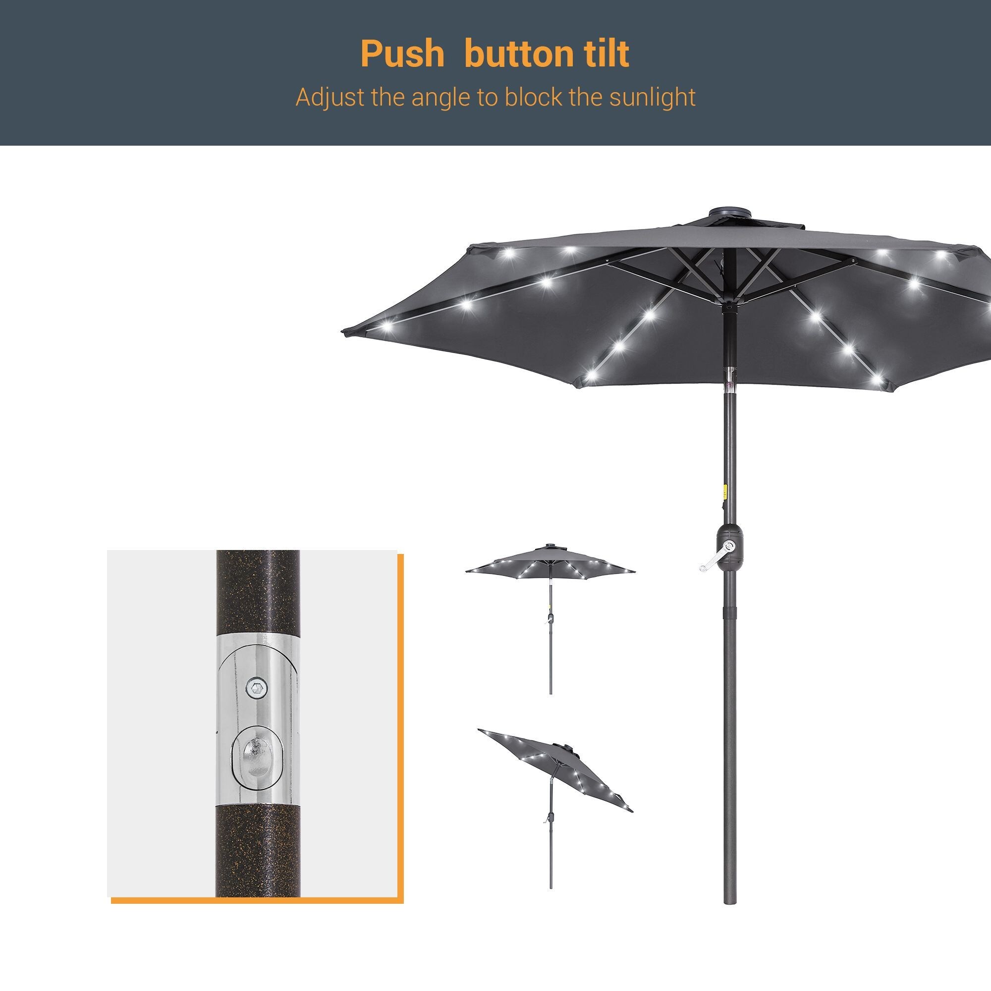 Sonkuki SD-LED90SG Umbrellas-2 - View #7