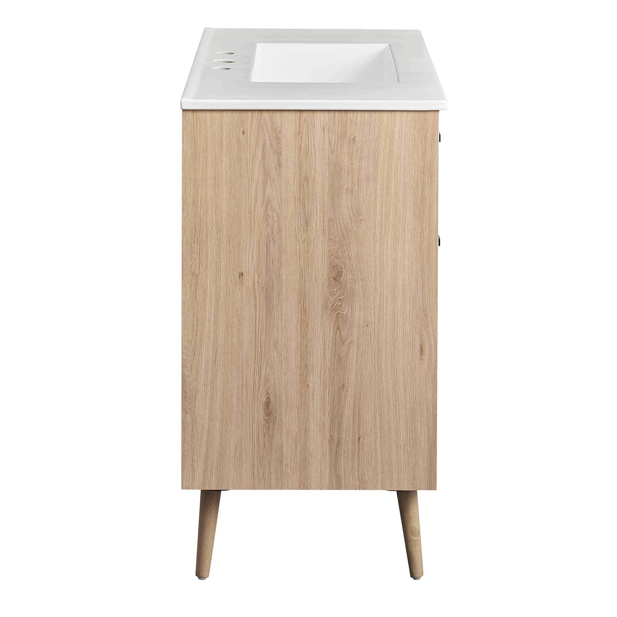 Modway EEI-6500-WHI-OAK Bath-Vanity-Combo - View #6