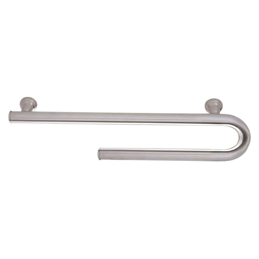 ARISTA MFA8802-CTBB-BN Multifunction Safety Grab Bar 22-in Brushed nickel Wall mount ADA Compliant Grab Bar ( 375-lb Weight Capacity )