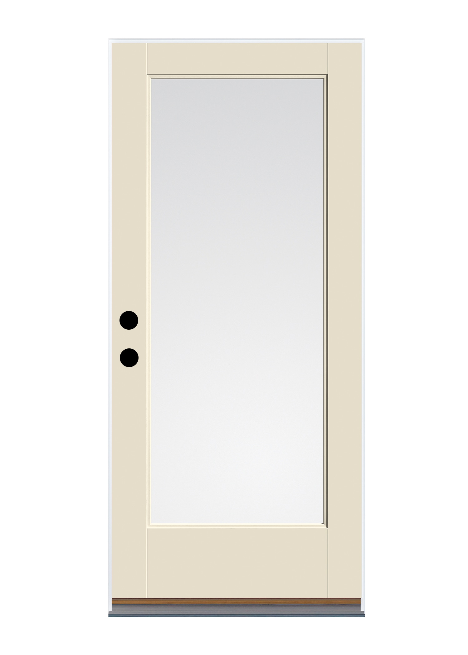 Therma-Tru Benchmark Doors 36-in X 80-in Fiberglass Full Lite Left-Hand ...