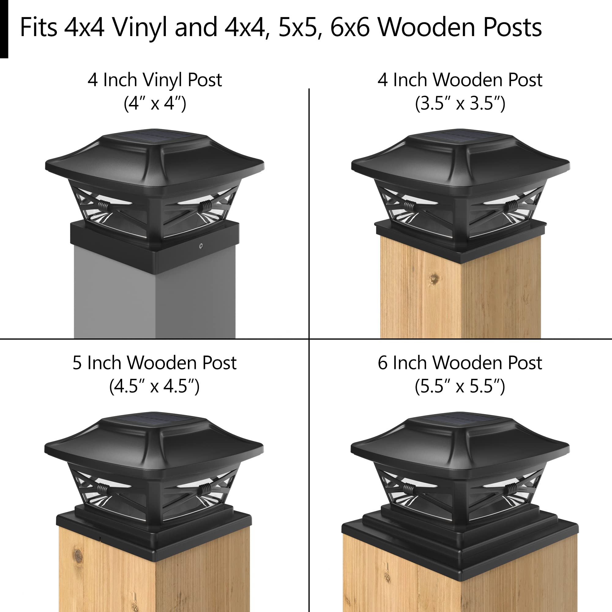 afoxsos-solar-outdoor-post-cap-light-slate-black-fits-4x4-5x5-6x6-fence