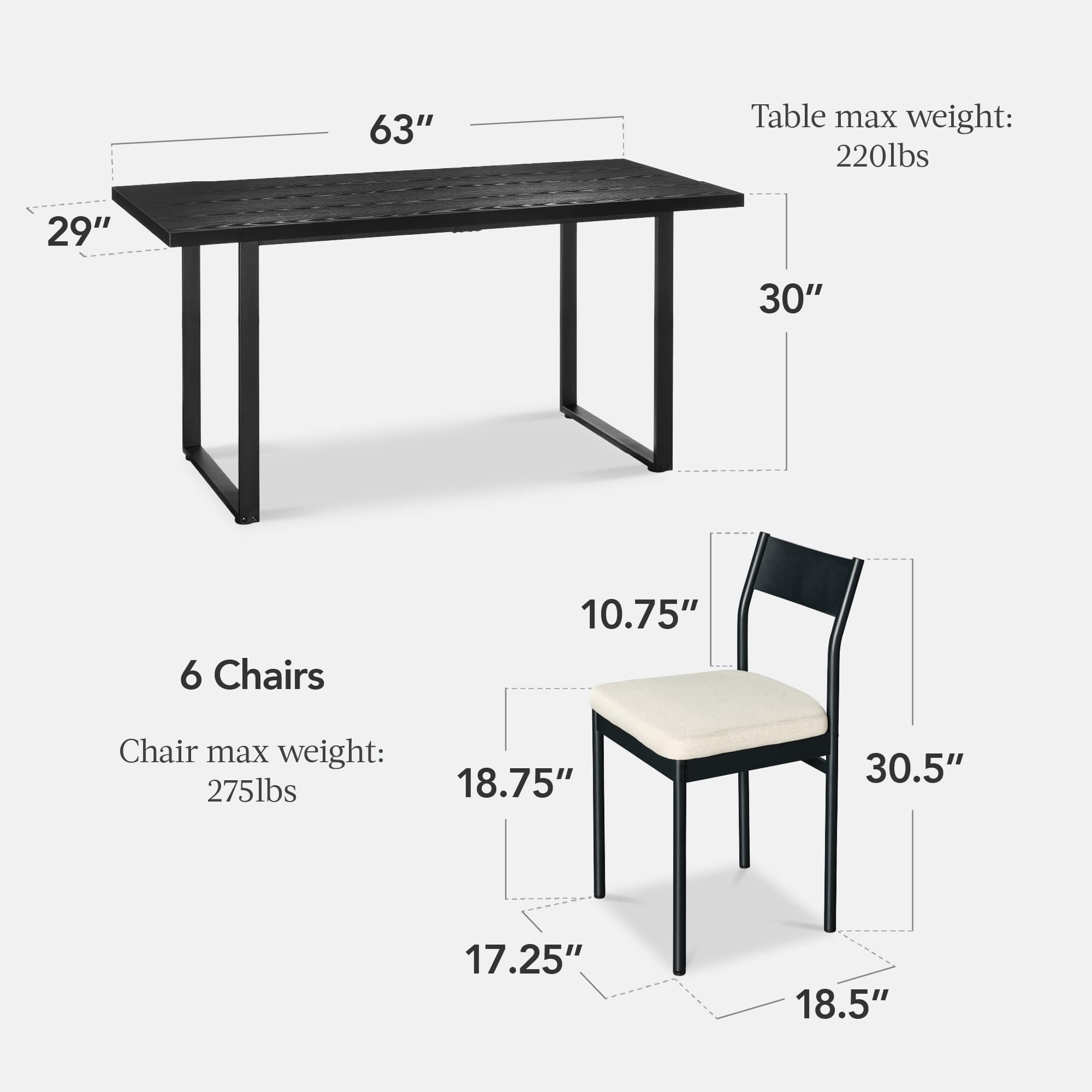 Best Choice Products SKY9407 Dining-Sets - View #2