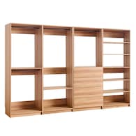 Wood Closet Organizers Color/Finish Family Brown