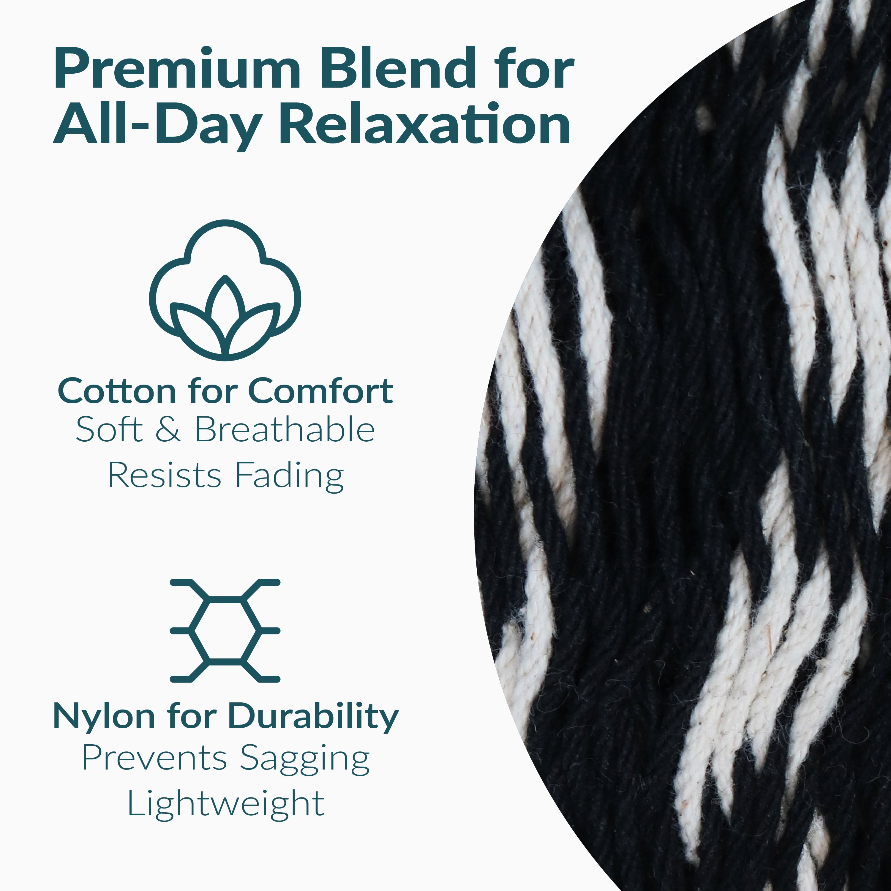 Sunnydaze Decor HM24NBLK hammocks - View #3