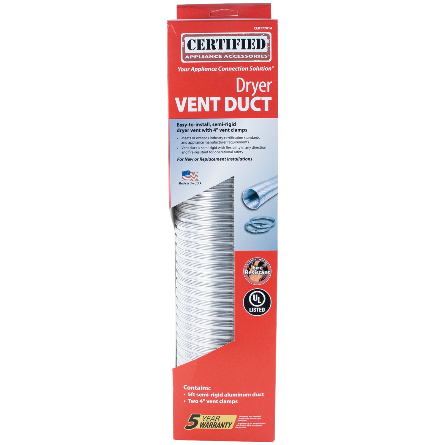Certified Appliance Accessories 080162 Dryer-Vent-Kits - View #7