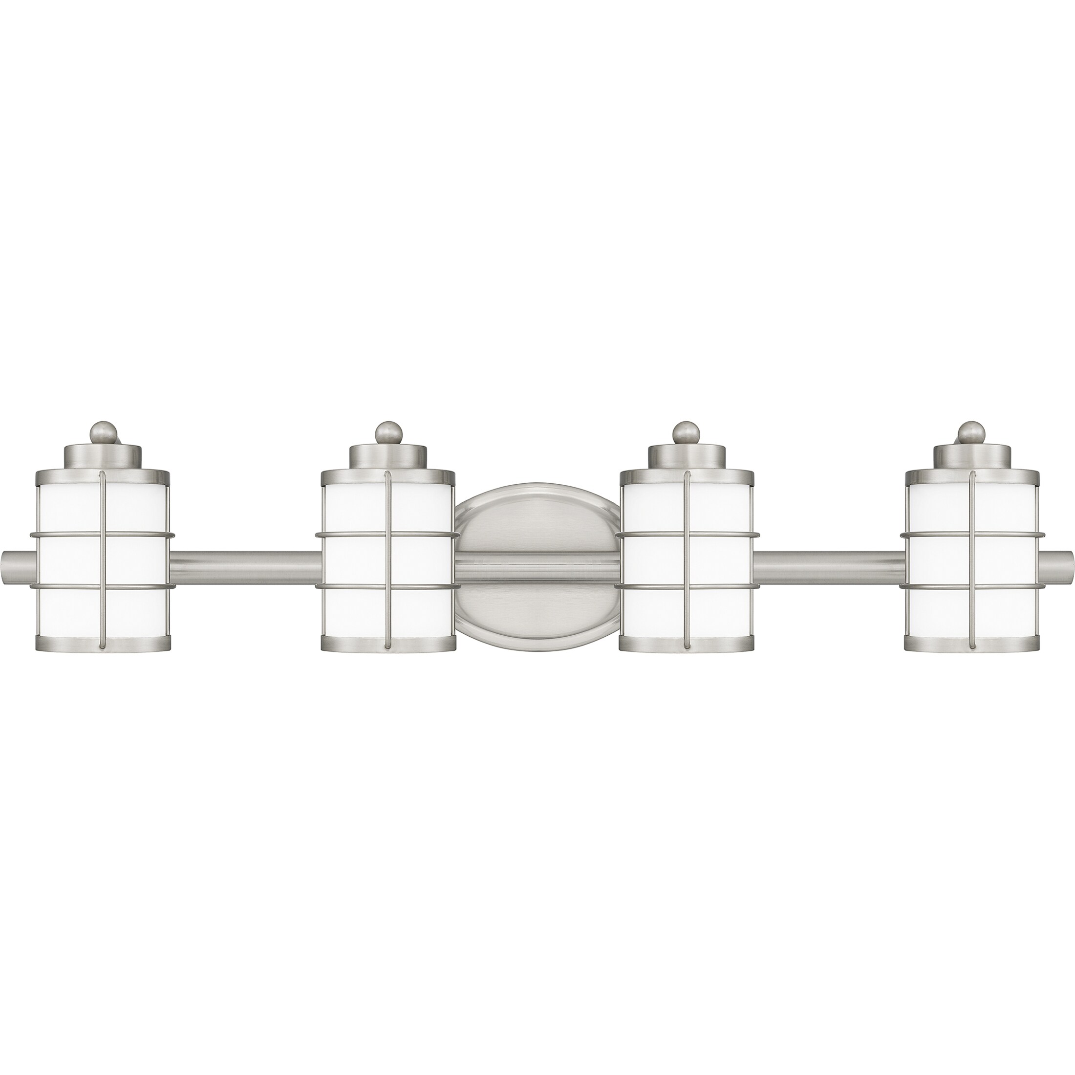 Quoizel HZT8631BN Hazlett 31-in 4 -Light Brushed Nickel Modern/contemporary Vanity light