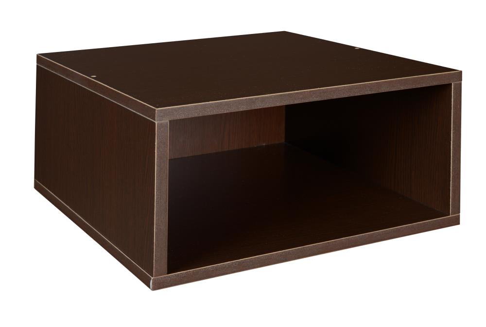 Niche PC1206TF Cubo 13-in W x 6.5-in H x 13-in D Truffle Wood Collapsible Stackable Bin