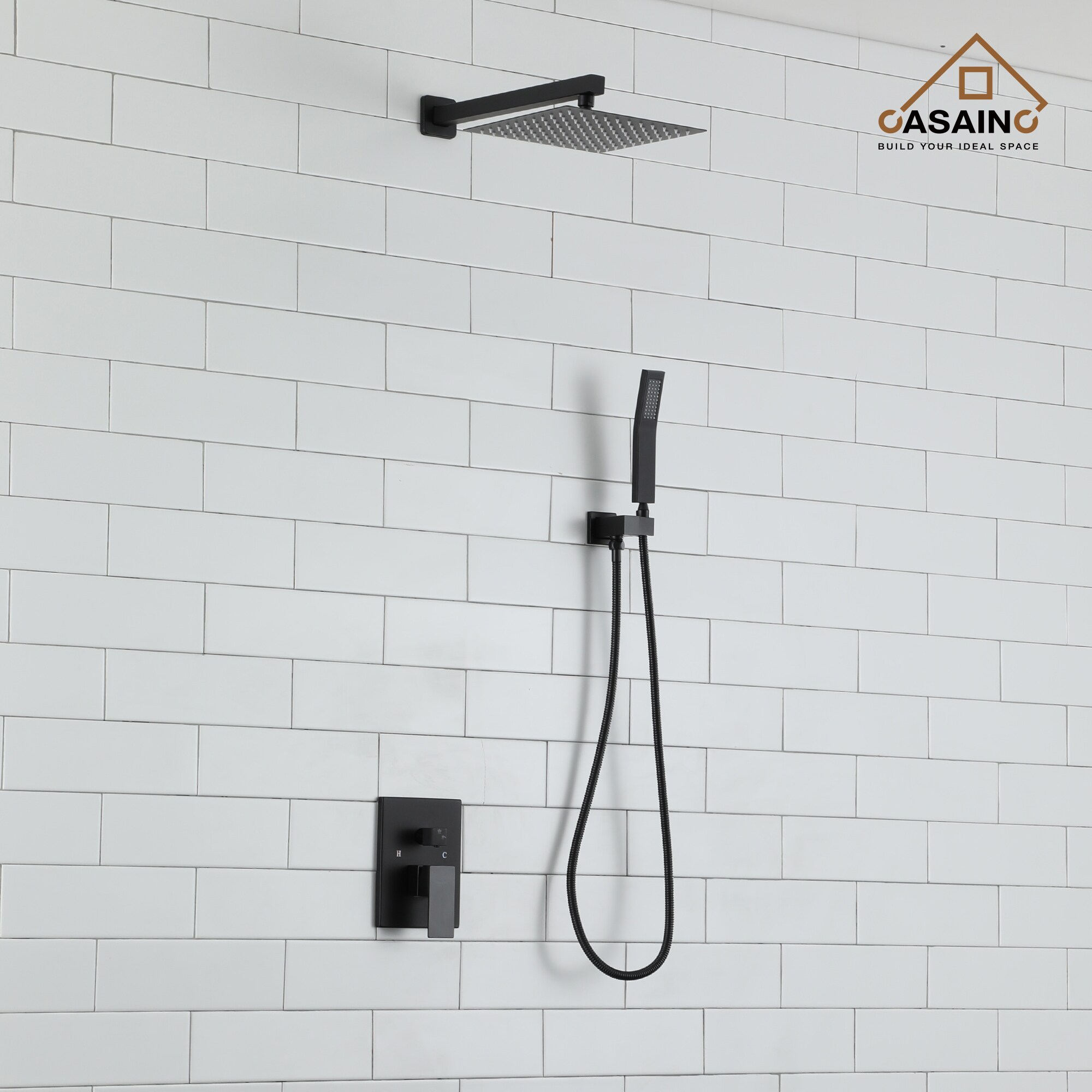CASAINC OY-93A1002-MB Showerhead-Bar-Panels - View #4