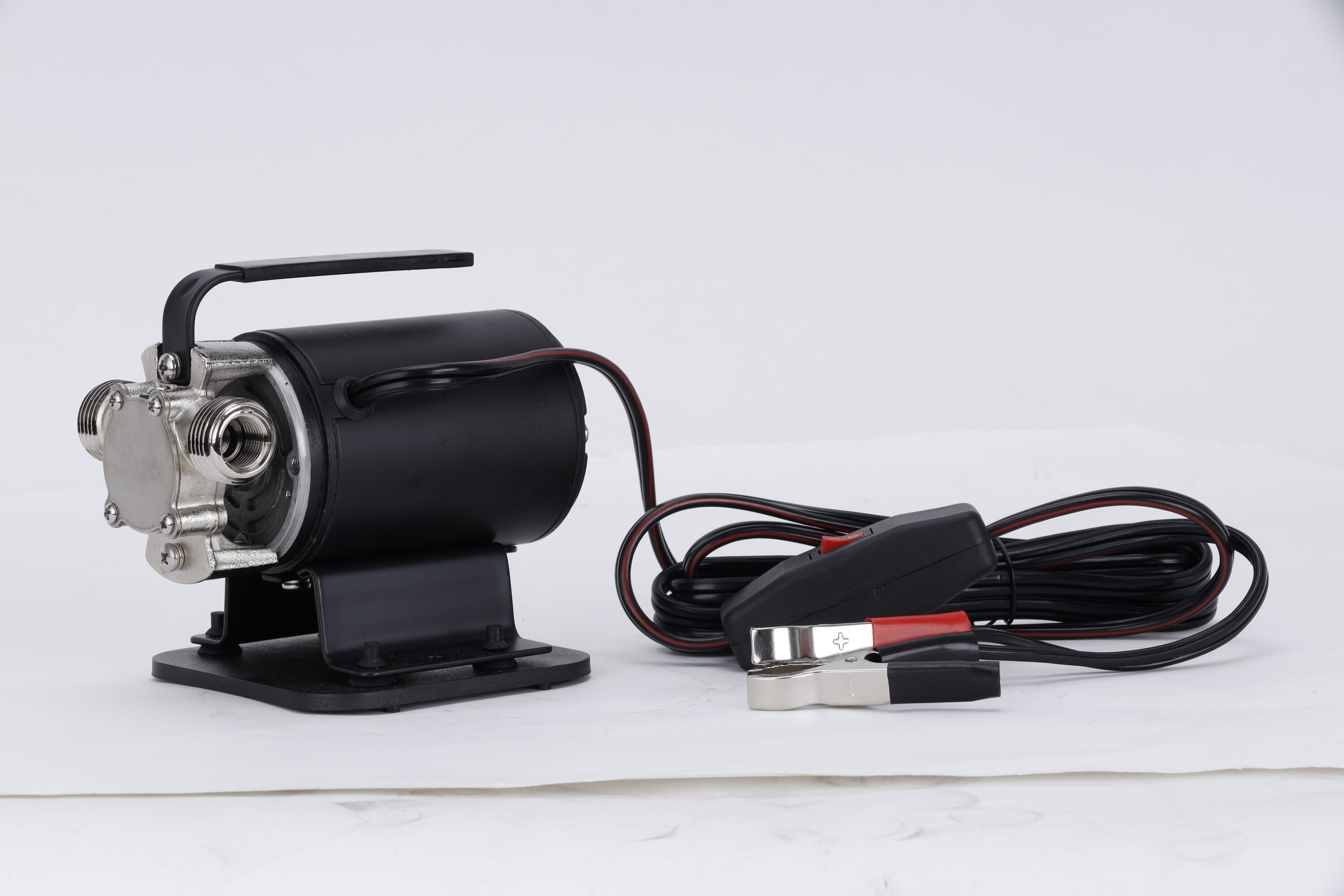 Acquaer 12V 1/10 HP Portable Electric Water Transfer Pump with Hose Kit