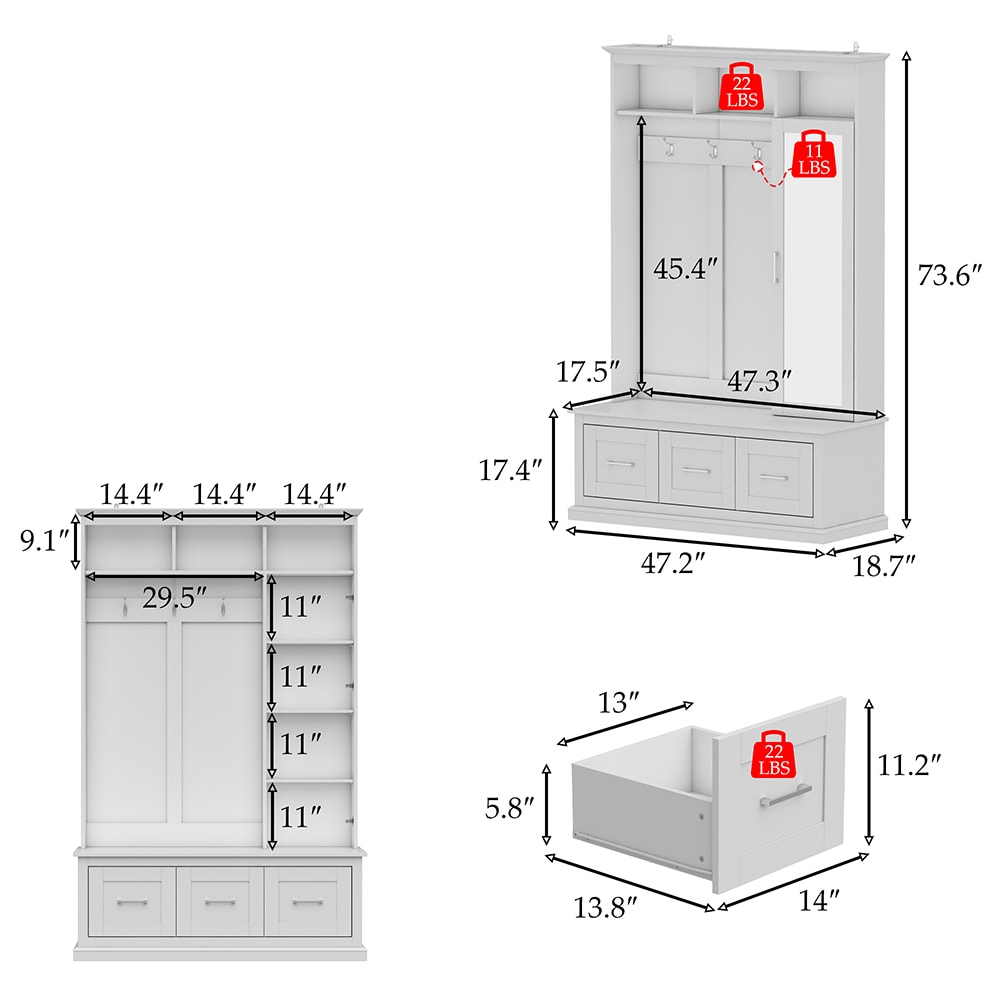 Homsee V-KF500012-01 armoires - View #18