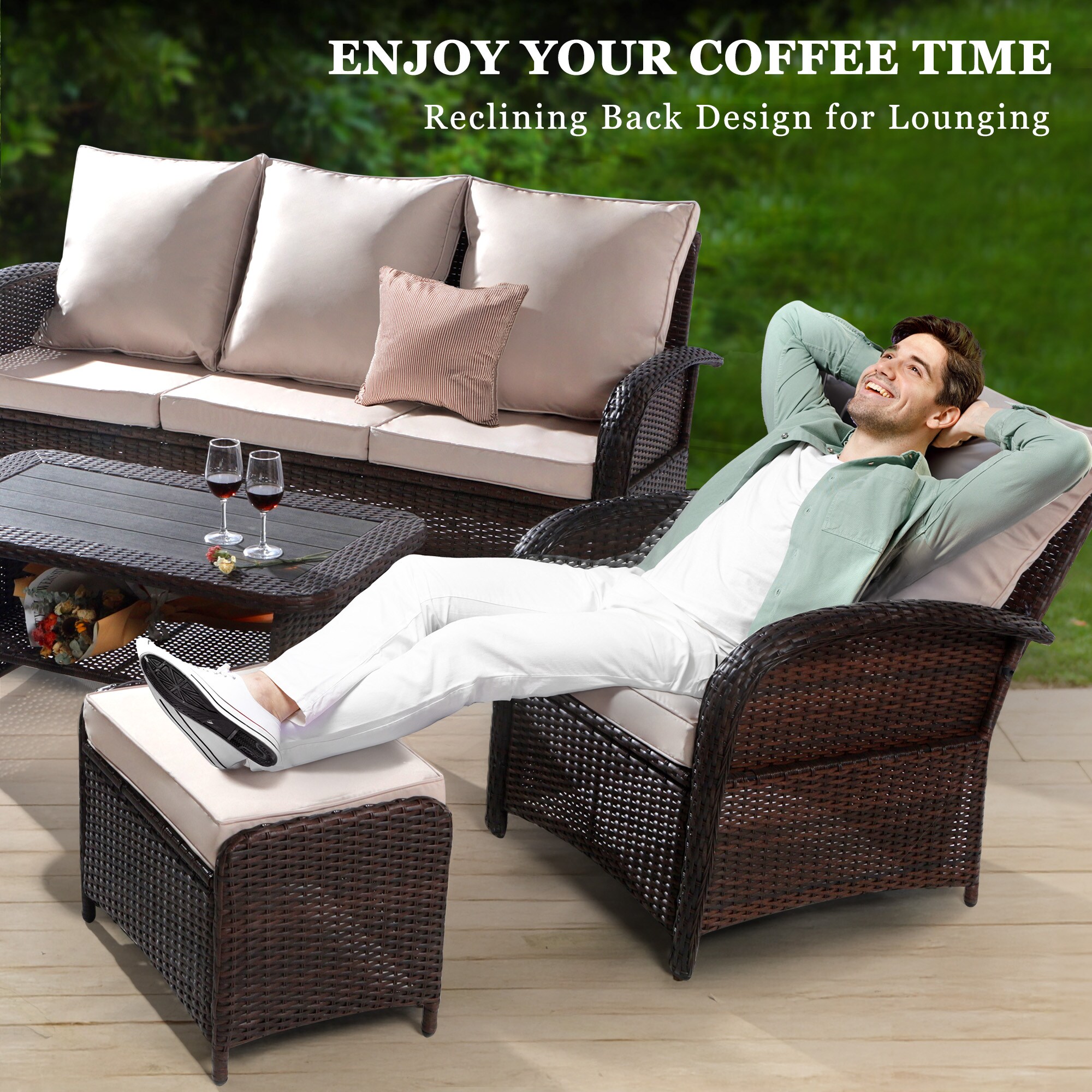 NOBLEMOOD LS-2032KH Patio-Conversation-Sets - View #3