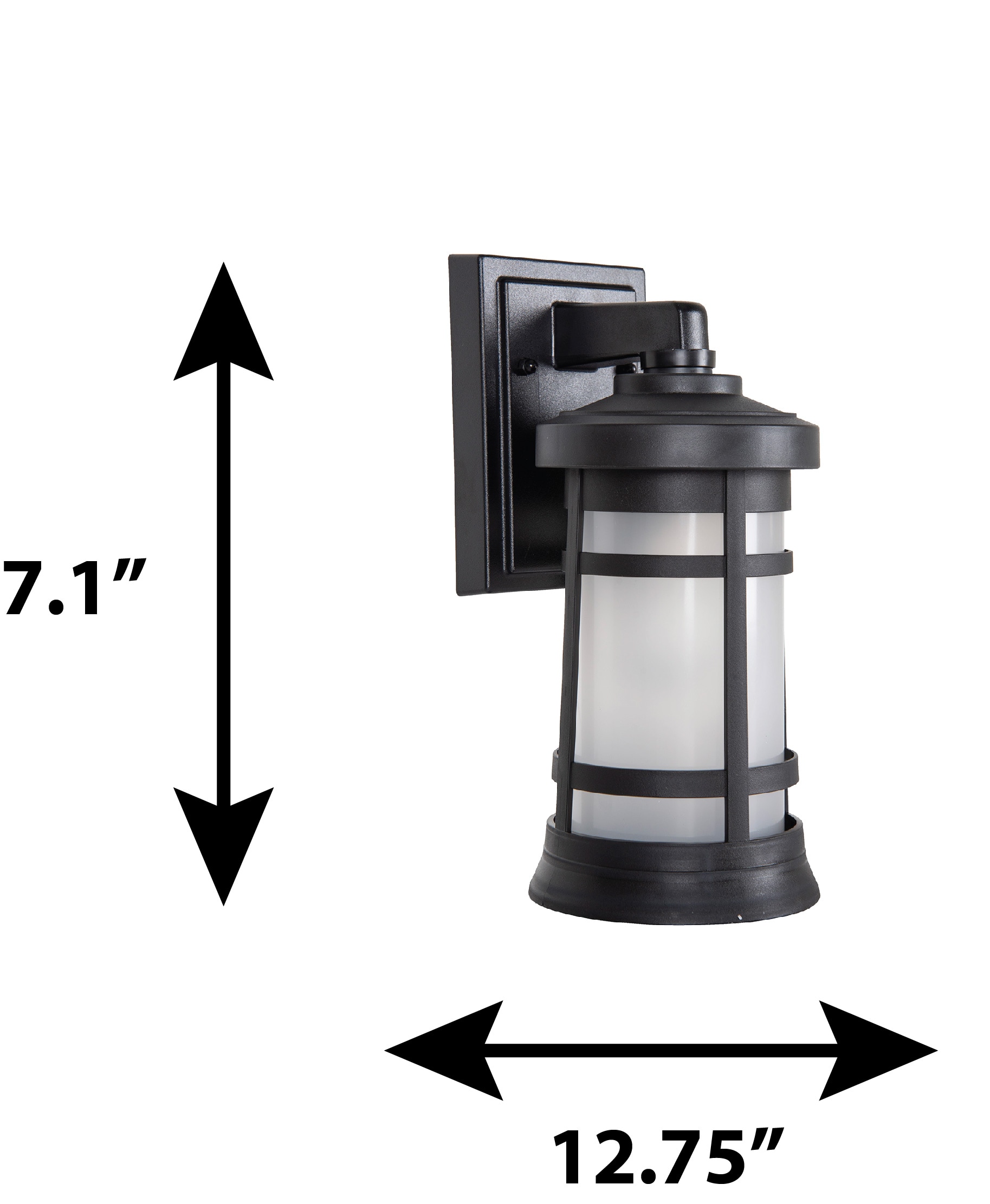 Harbor Breeze WL132MBK Outdoor-Wall-Lighting - View #9