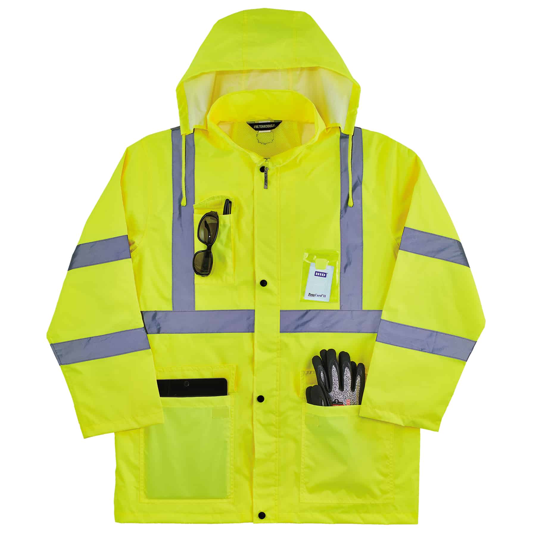 Ergodyne Adult Unisex Lime Rain Jacket (4Xl) in the Work Jackets ...