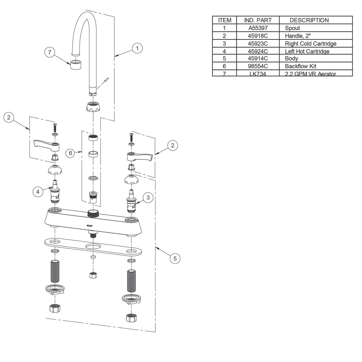 Elkay LK810GN04L2 Kitchen-Faucets - View #2