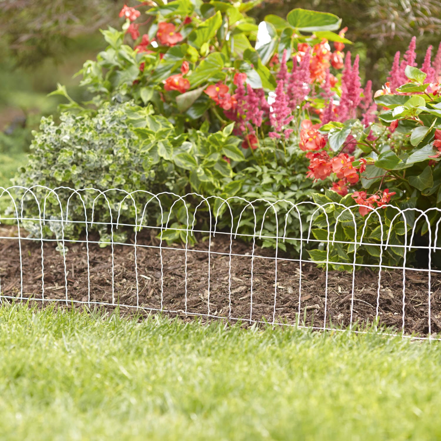 MTB Green Garden Border Edging Folding Fence Roll 14x20 Scroll Top Rolled Fencing Also Sold in Color Black 