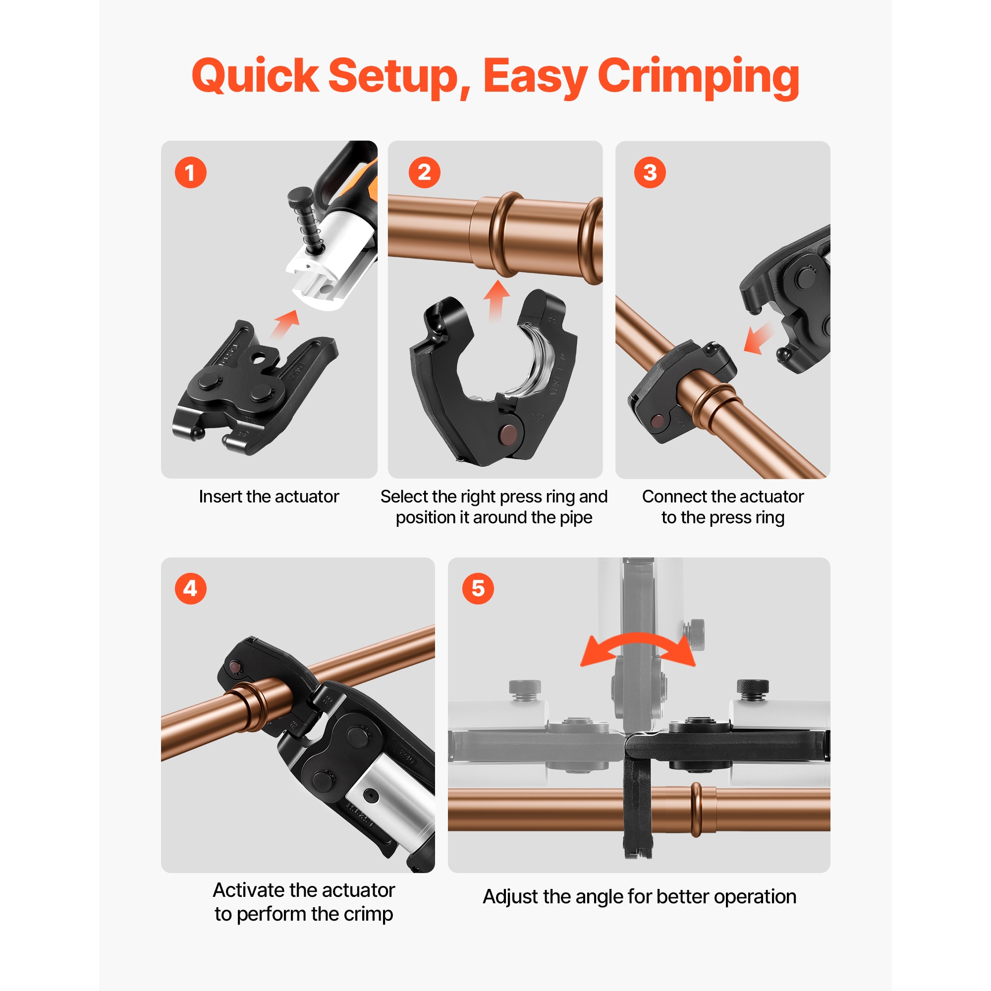 VEVOR SCHMTZBZXPRO15302V0 Pipe-Wrenches - View #6