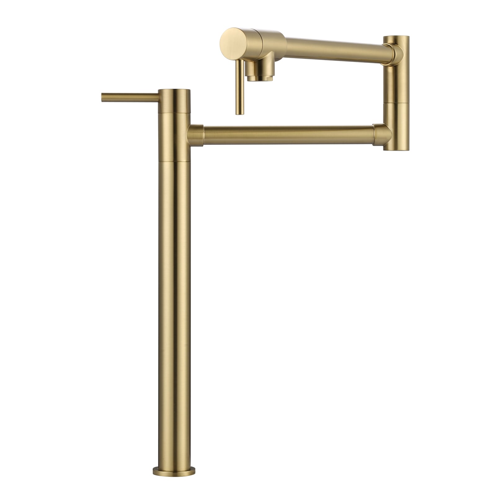 WOWOW 2315000G-LW Gold Single Handle Deck-mount Pot Filler Kitchen Faucet