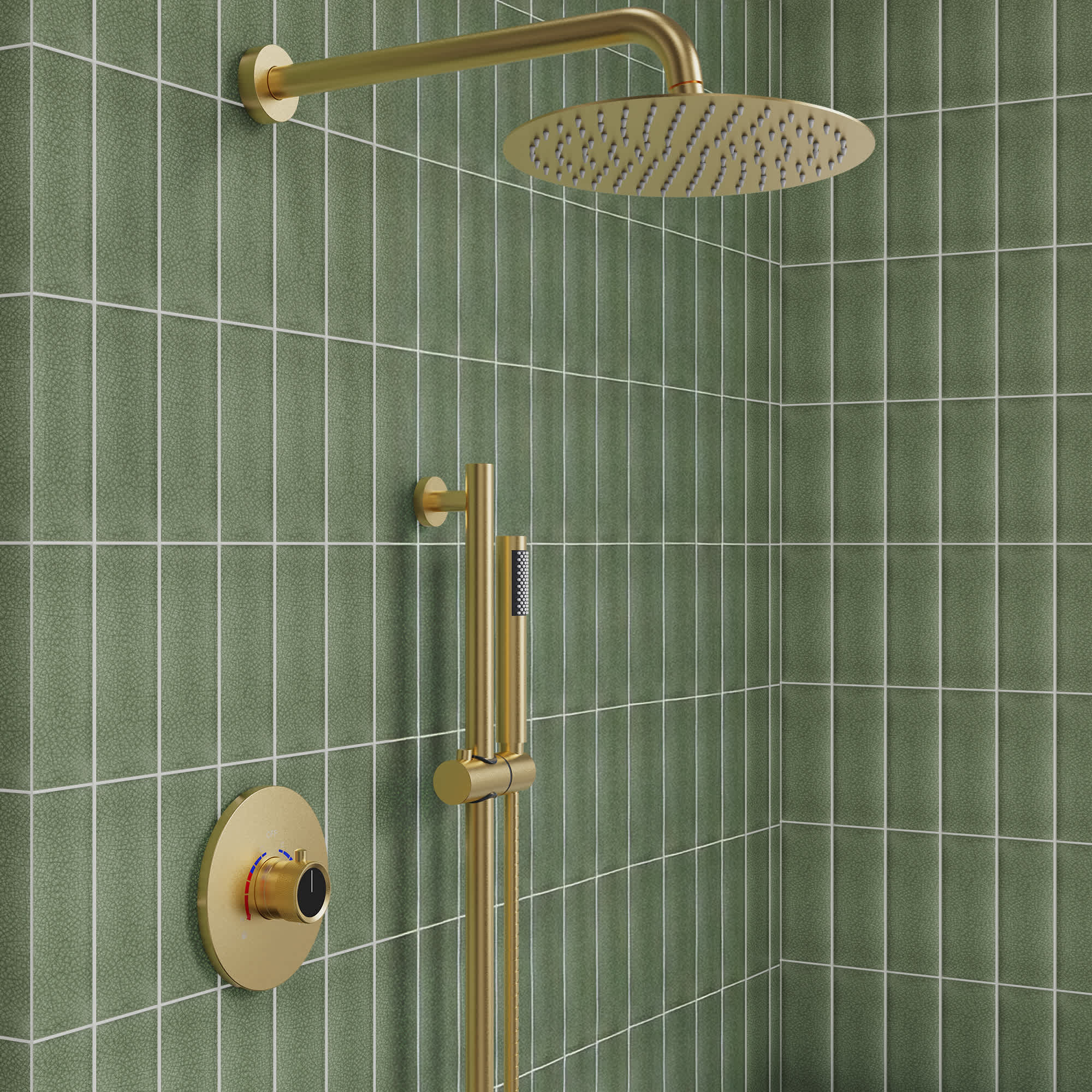 EVERSTEIN SFS-1013-GD10 Showerhead-Bar-Panels - View #16