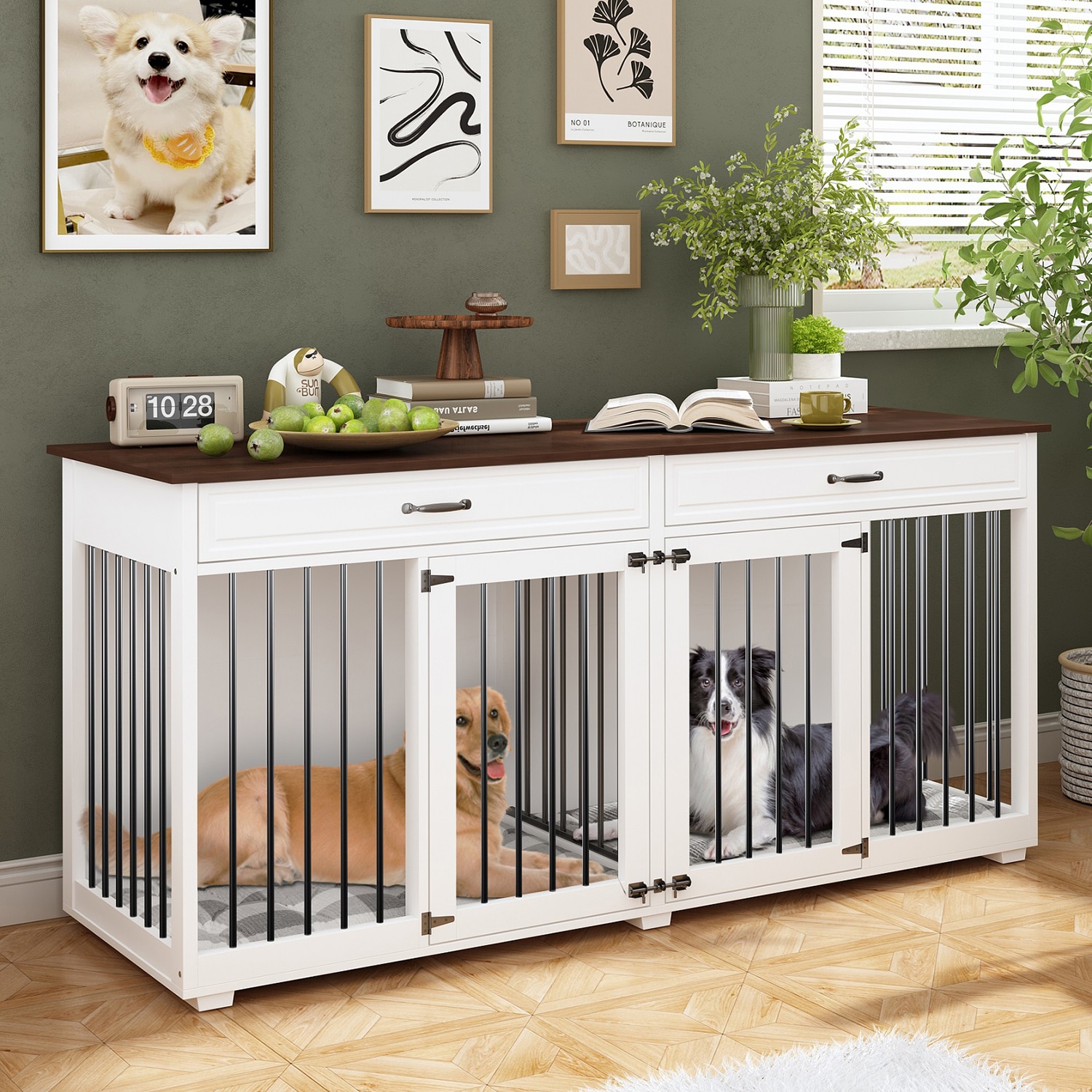 MIDHAM KF150160-20 Composite Indoor Large Dog House
