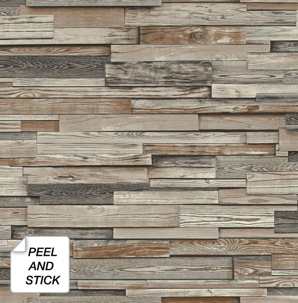 Nextwall Brushed Metal Tile Peel and Stick Wallpaper  Lelands Wallpaper   Metal tile Faux tiles Peel and stick wallpaper