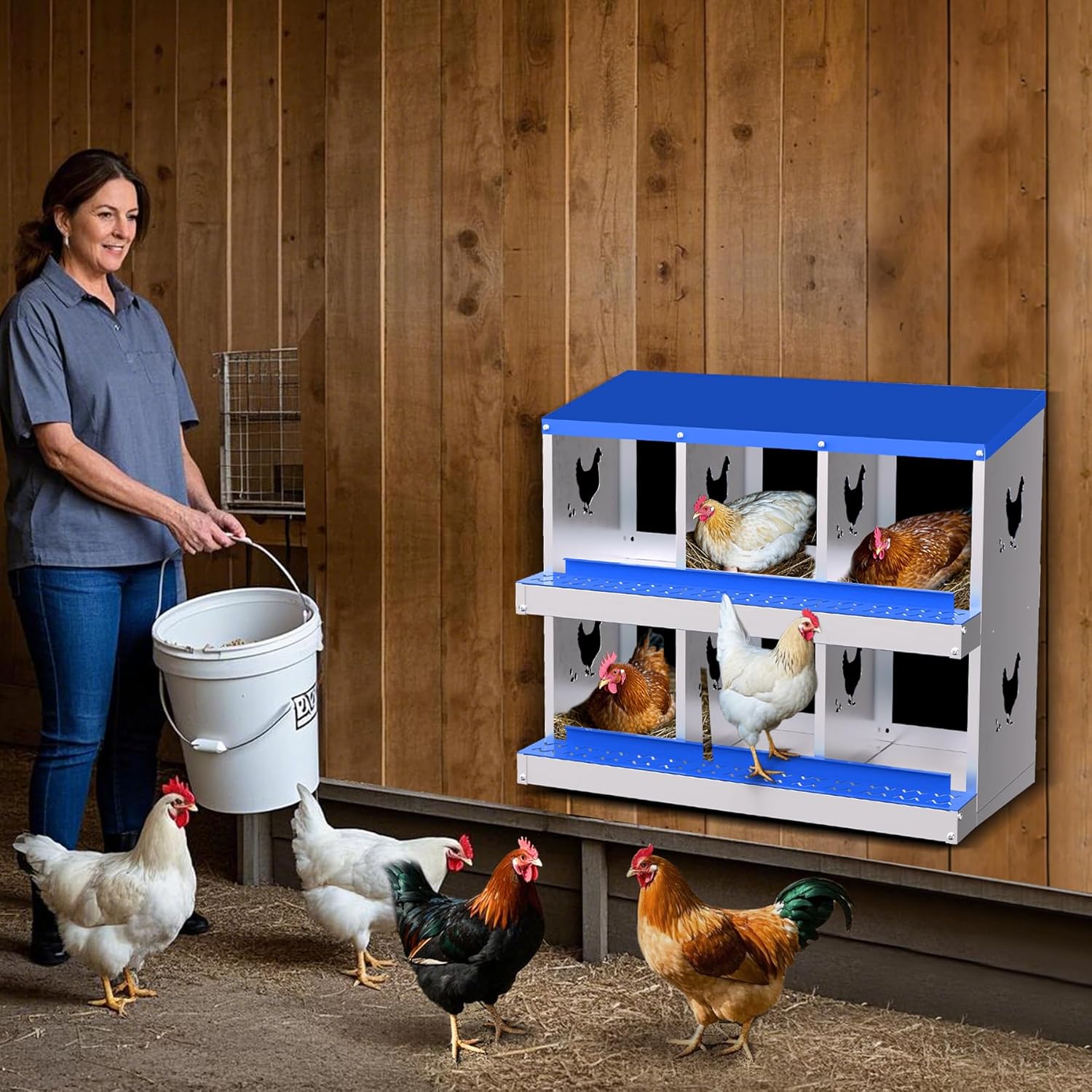 Qeetex WLS-PPG-33LQH3UA Chicken-Coops-Rabbit-Hutches - View #2