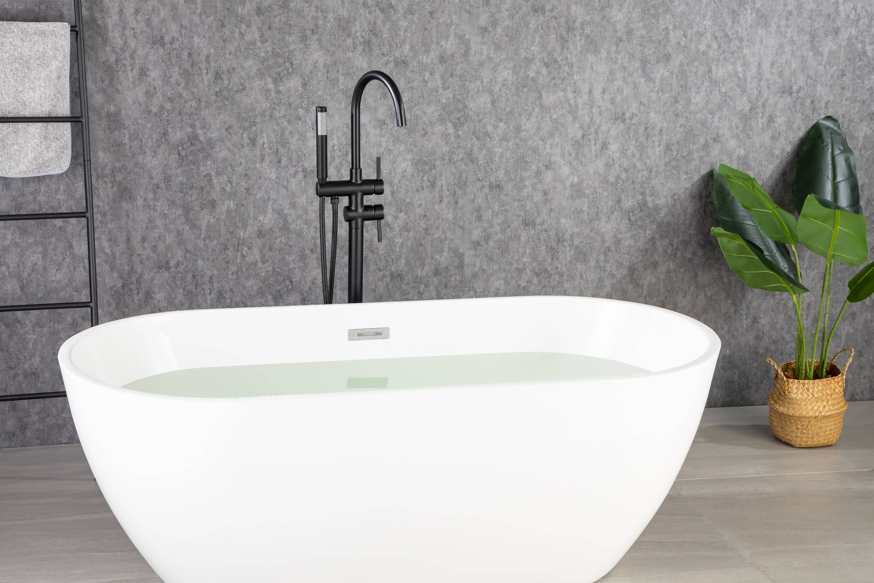 WELLFOR DB-BT5H Roman-Tub-Faucets - View #3
