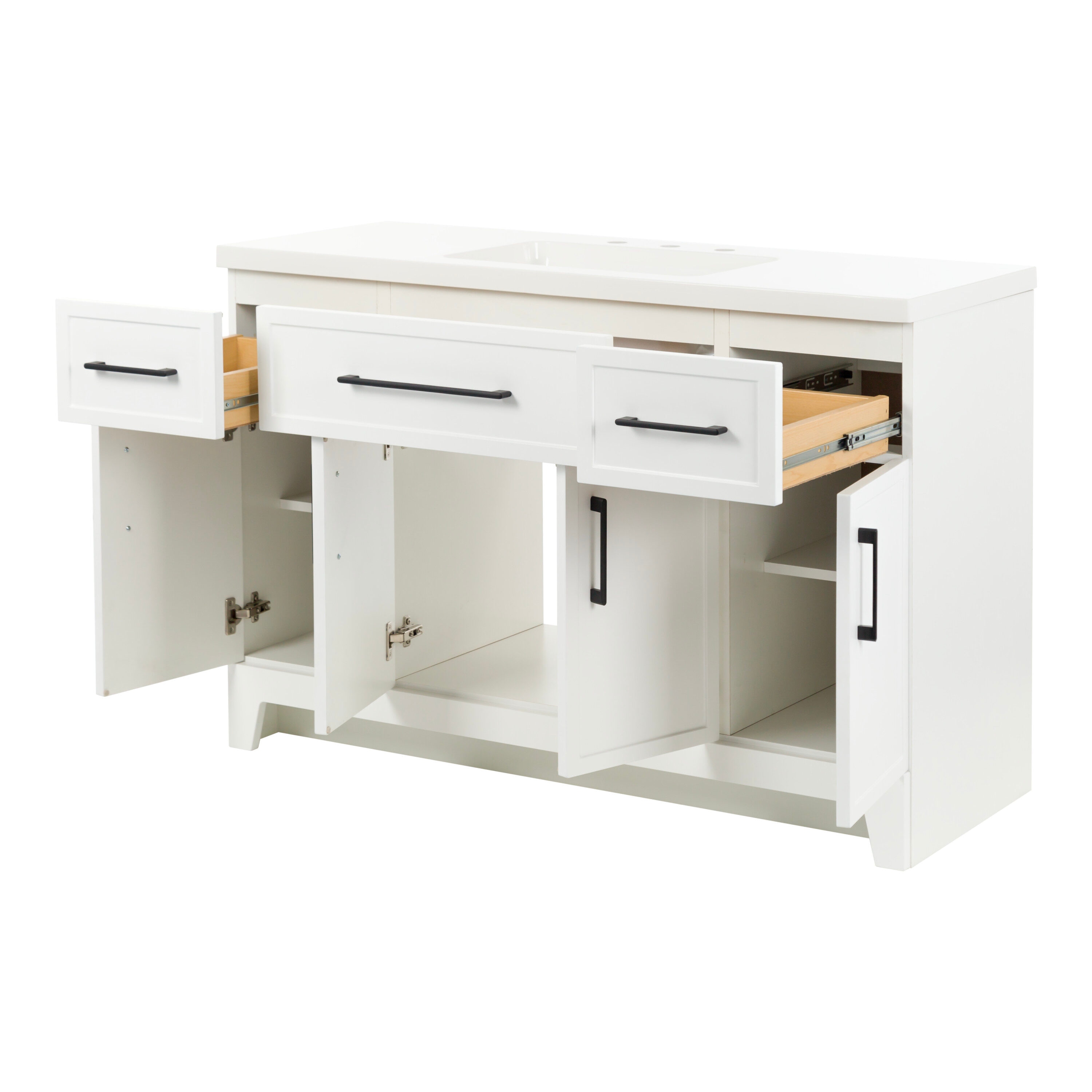 Style Selections LW24W48P2-WH Bath-Vanity-Combo - View #2
