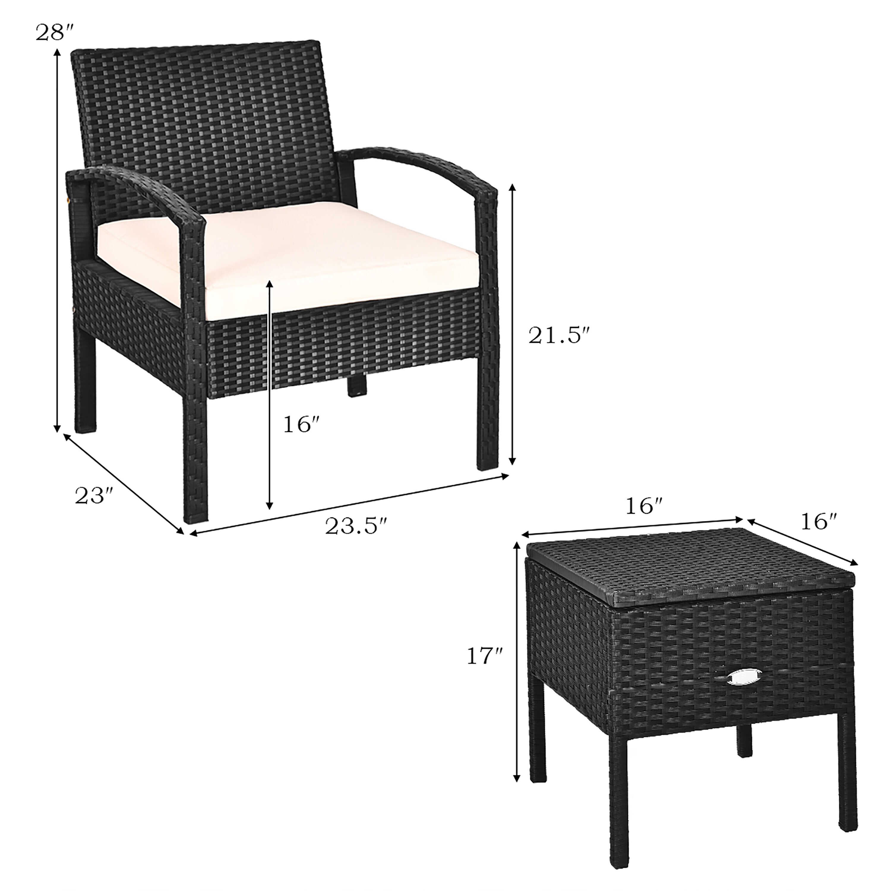 Costway HW63757 Patio-Conversation-Sets - View #9