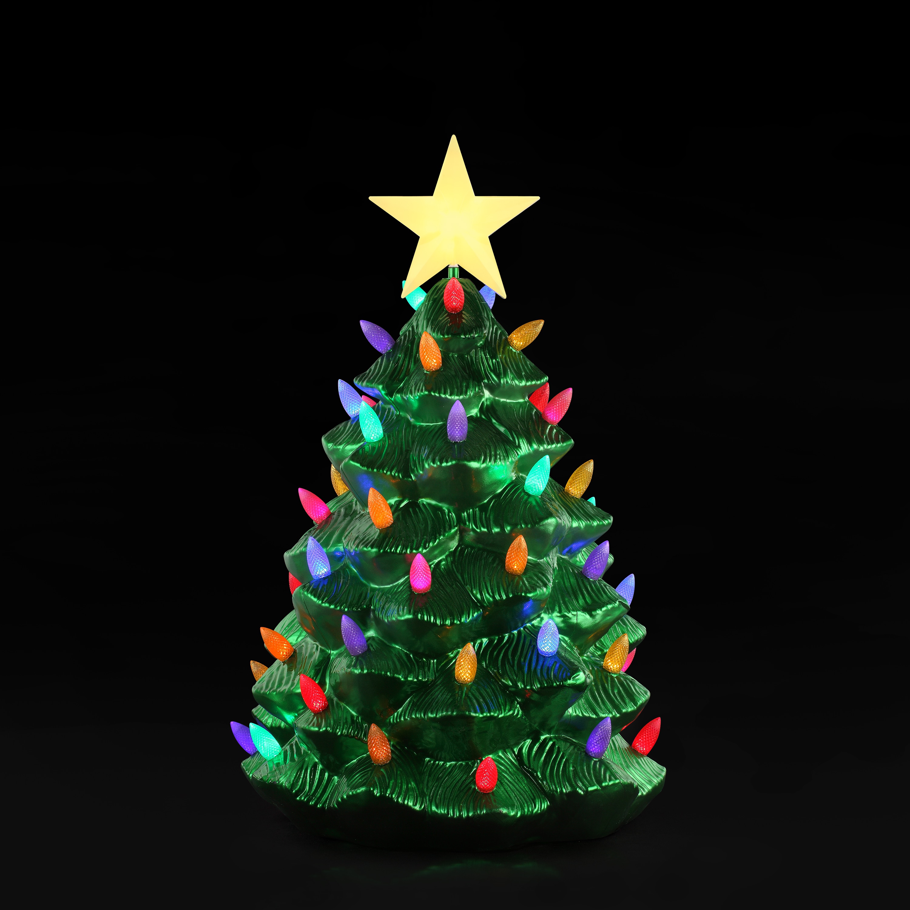 blow mold christmas tree