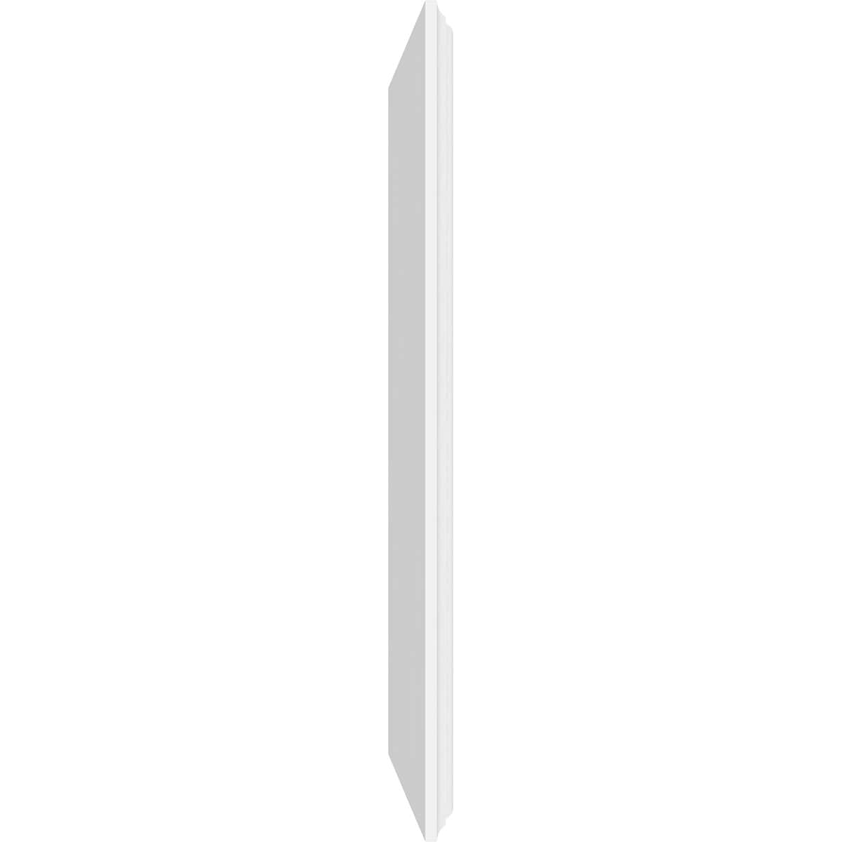 Smooth White PVC Raised Decorative Wall Panel 28" x 18"