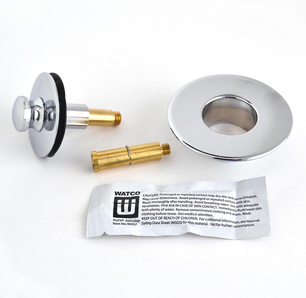 WATCO 48600-CP Chrome NuFit CP Drain/overflow kit Drain