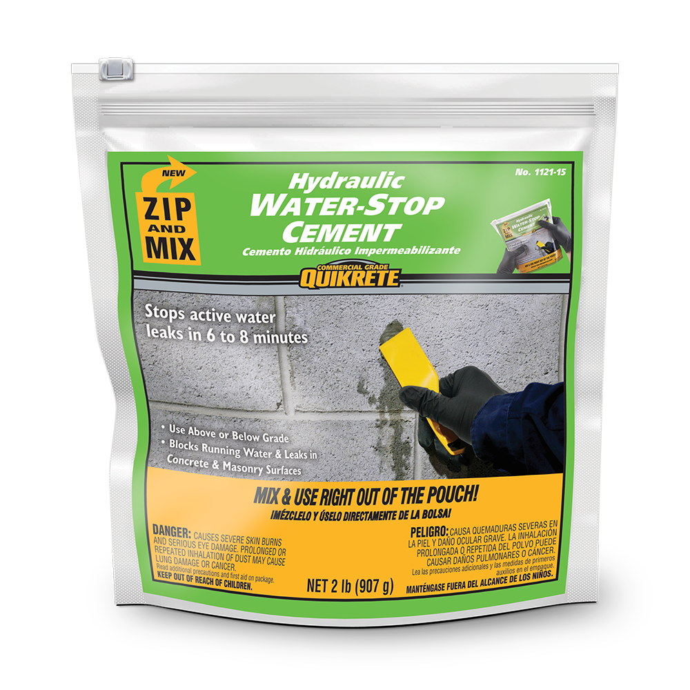 QUIKRETE Zip N Mix Fast Setting 2 -lb Concrete Hydraulic cement #1121-15