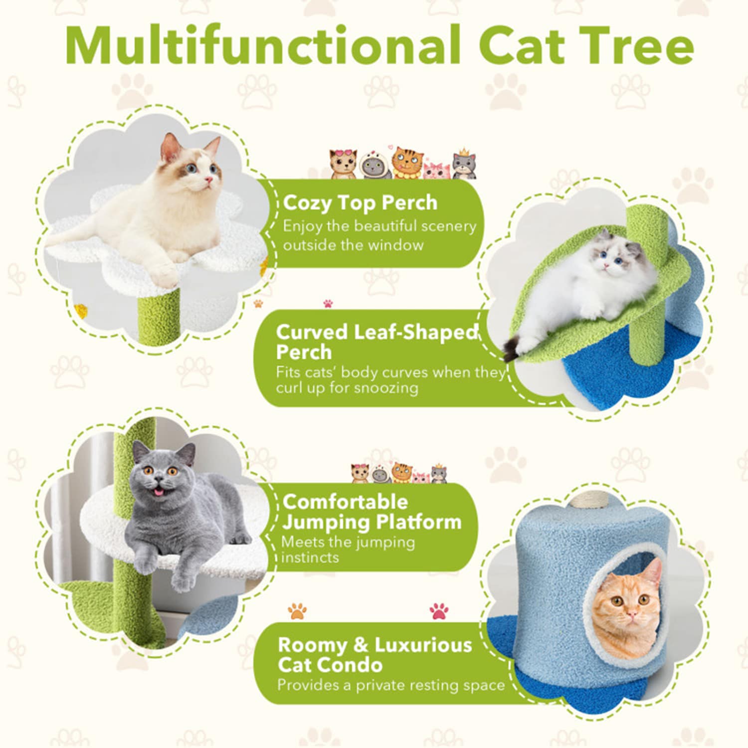 Mondawe MO-PV10084BL Cat-Trees - View #6