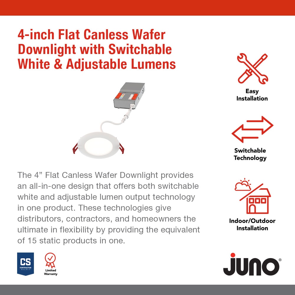 Juno WF4ALO1990CRICP6MW Led-Retrofit-Downlight - View #2