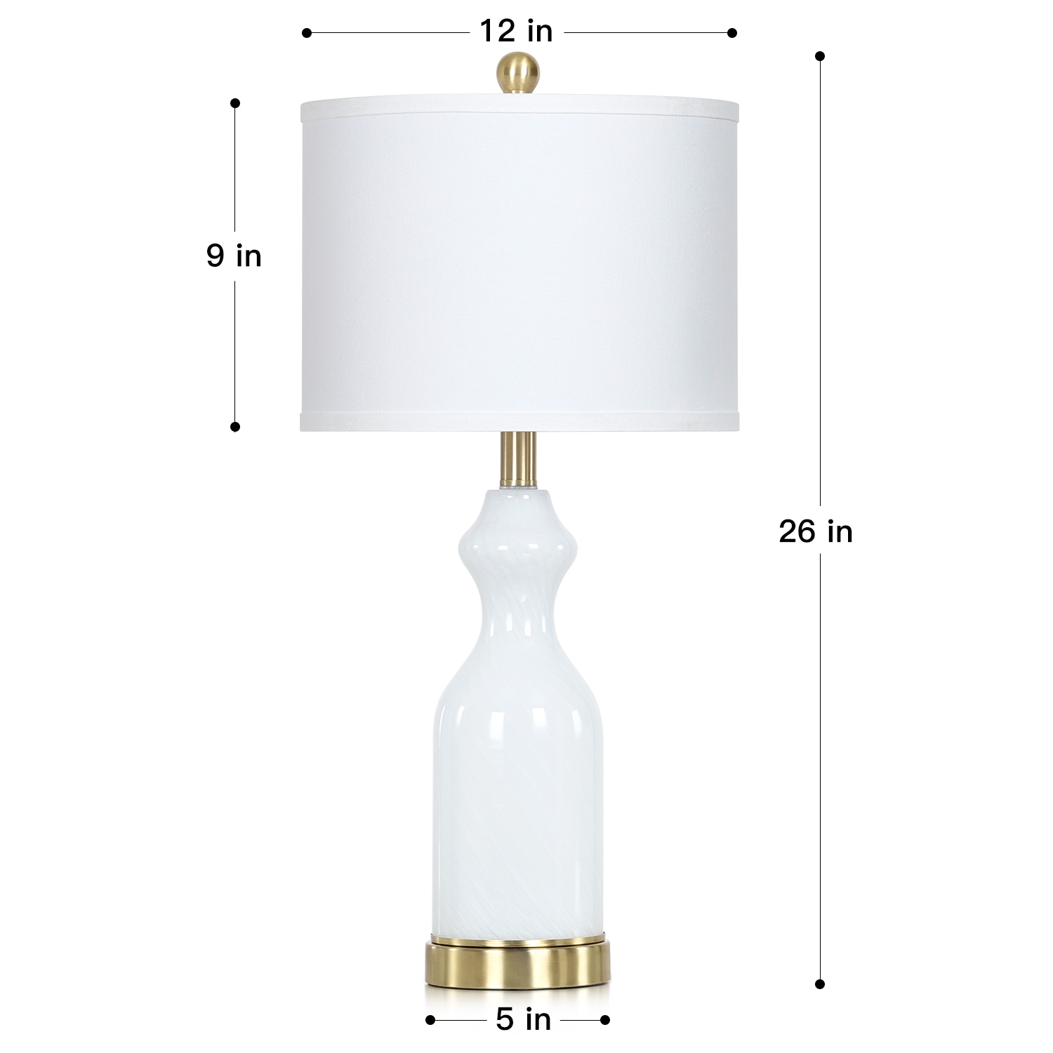 UrFurnishings TD-390 Table-Lamps - View #7