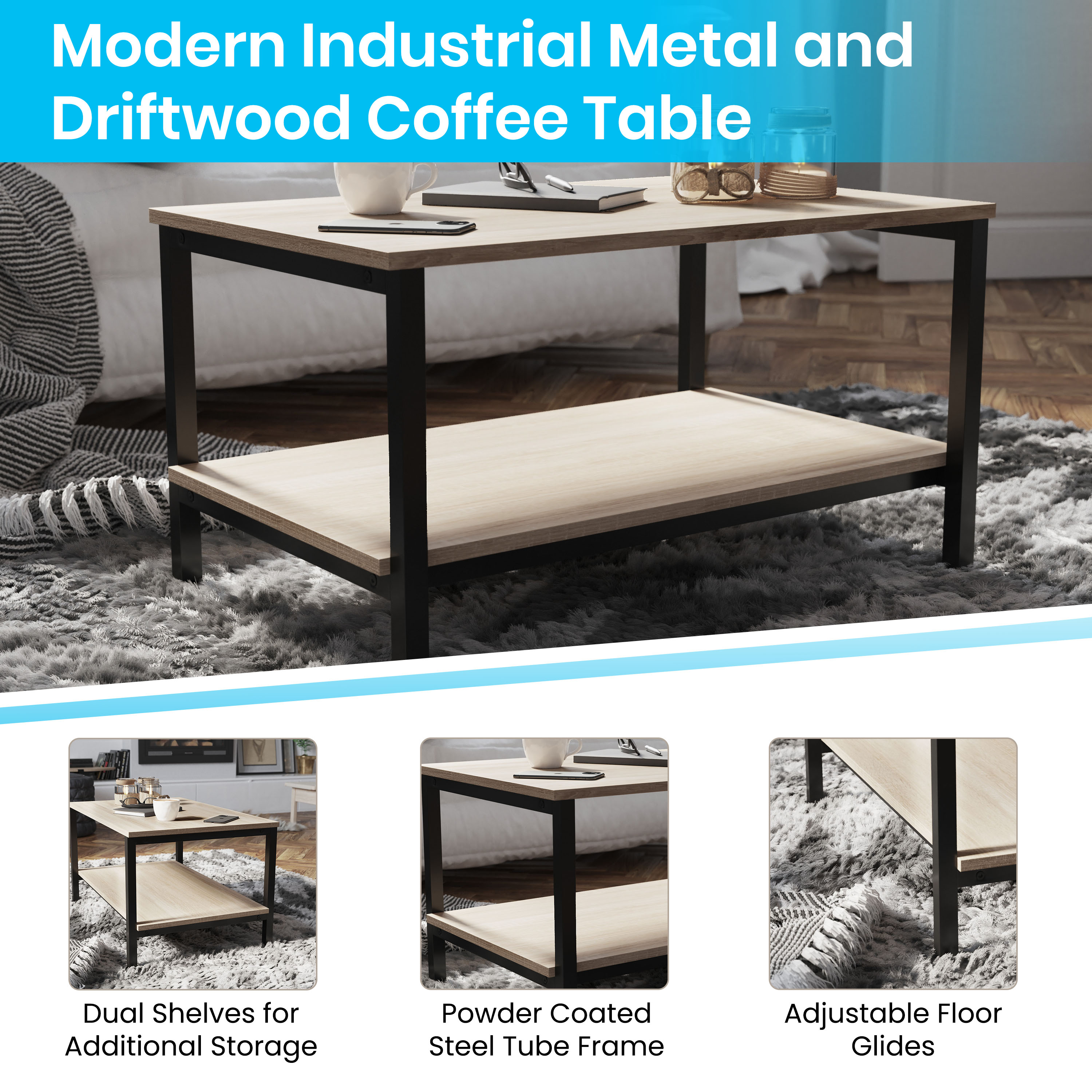 Flash Furniture 840196335278 Coffee-Tables - View #4