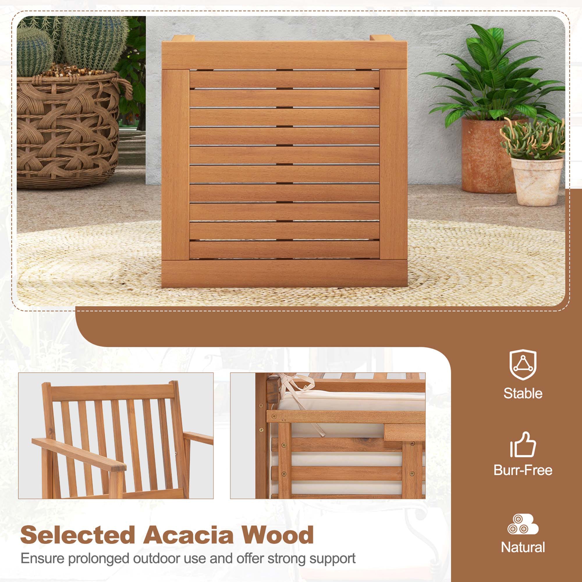 Costway HCST01063 Patio-Conversation-Sets - View #3