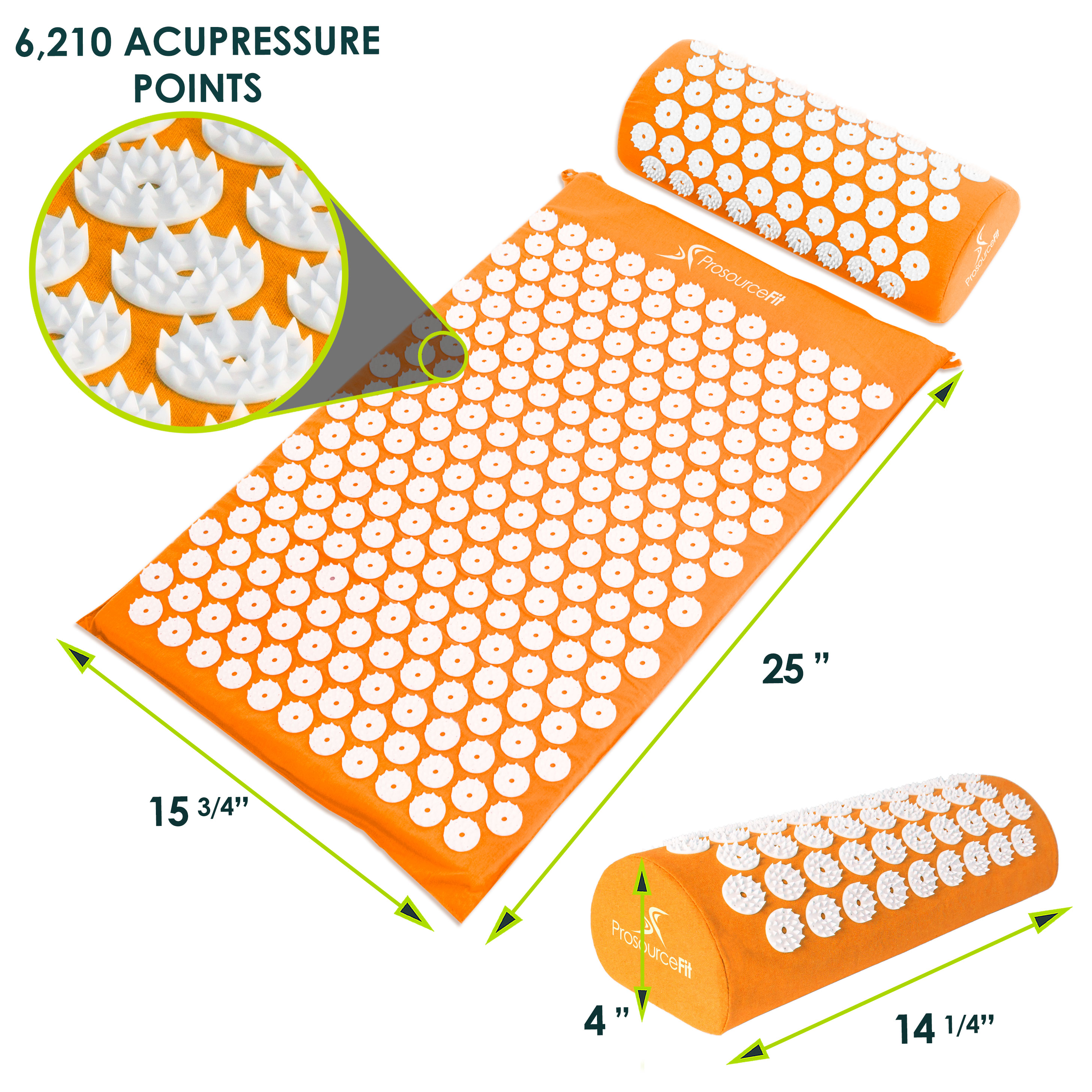  Relaxing Acupressure Mat, Acupressure Mat Set, Spiked Yoga Mat  for Body Health Care, Body Stretching for Home Use (Light Gray Pink Button)  : Health & Household