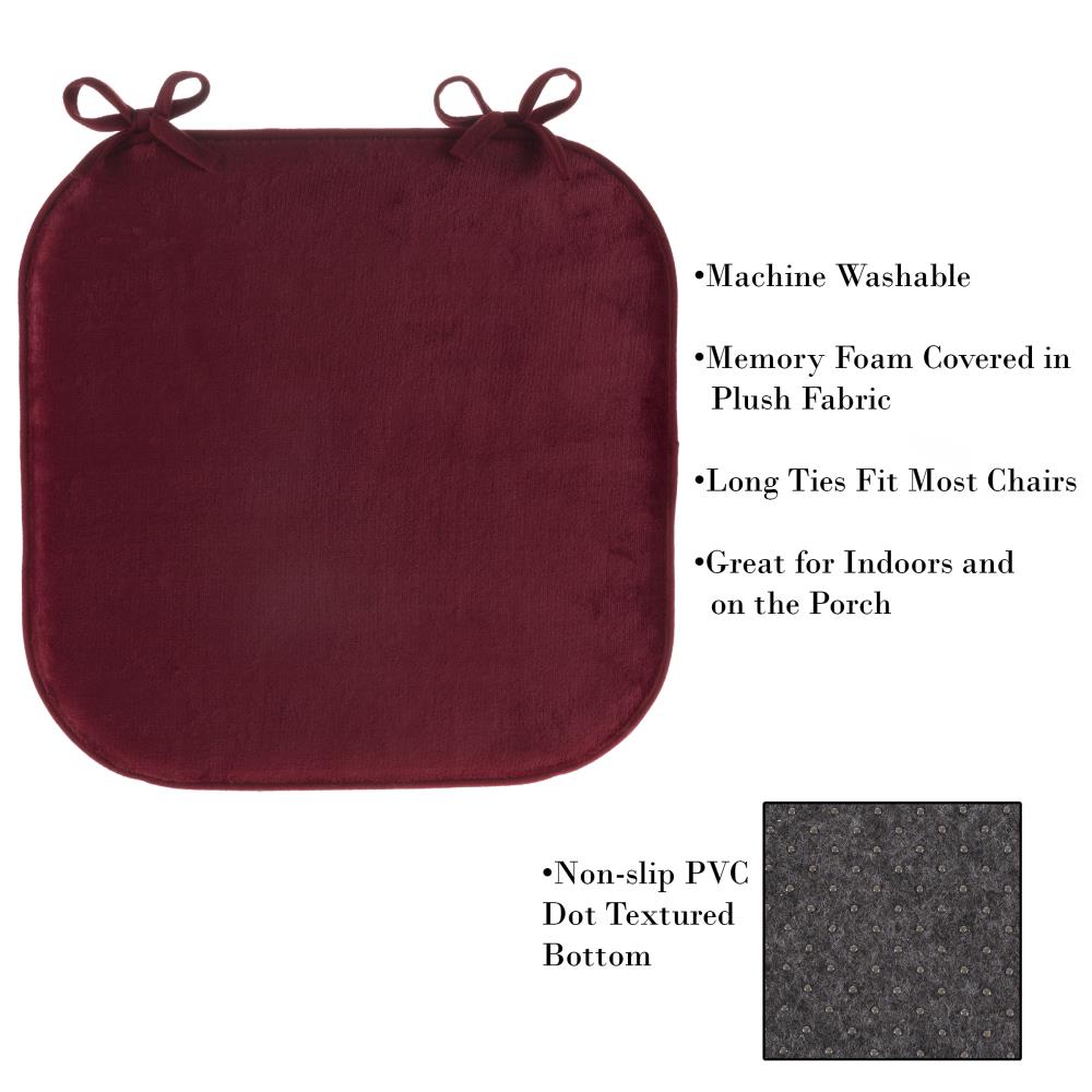 Red Memory Foam Pad Seat Cushion