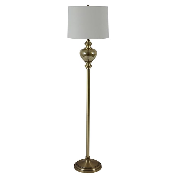 Gold Mercury Glass Floor Lamp, Antique Mercury Glass Floor Lamp