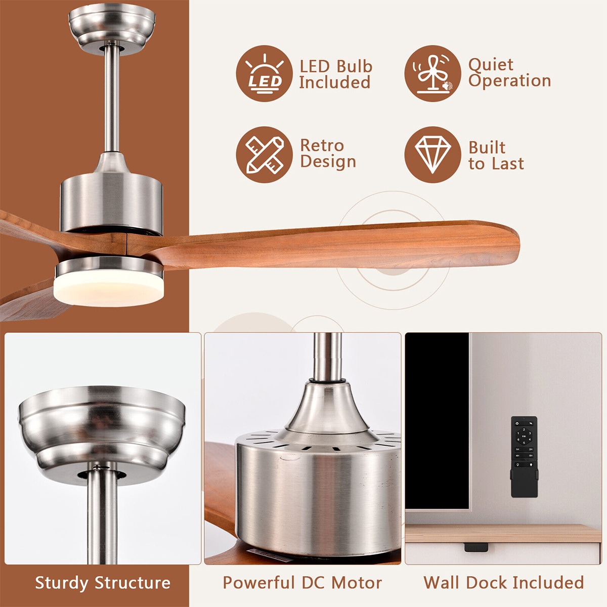 WELLFOR EX-CF5208 Ceiling-Fans - View #7