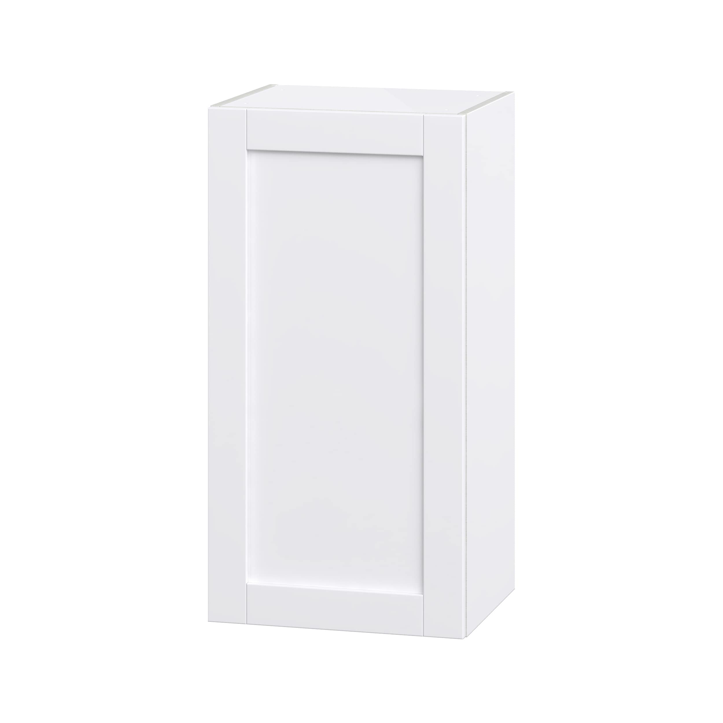 Hugo&Borg Rosemont 30-in W x 35-in H x 14-in D Glacier White Wall Fully Assembled Cabinet (Flat Panel Shaker Door Style)