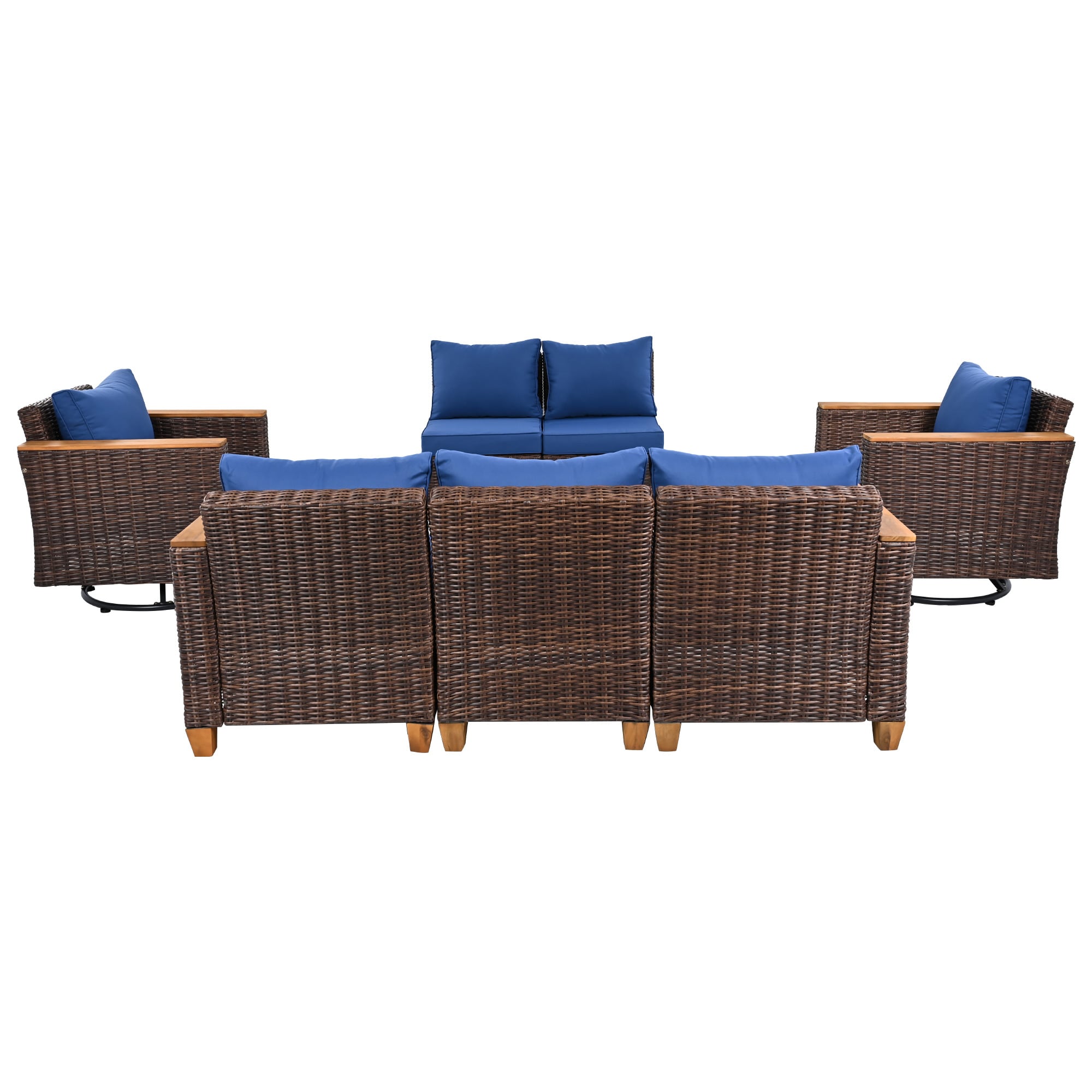 SINOFURN SYB260079BL Patio-Sofas-Daybeds - View #5