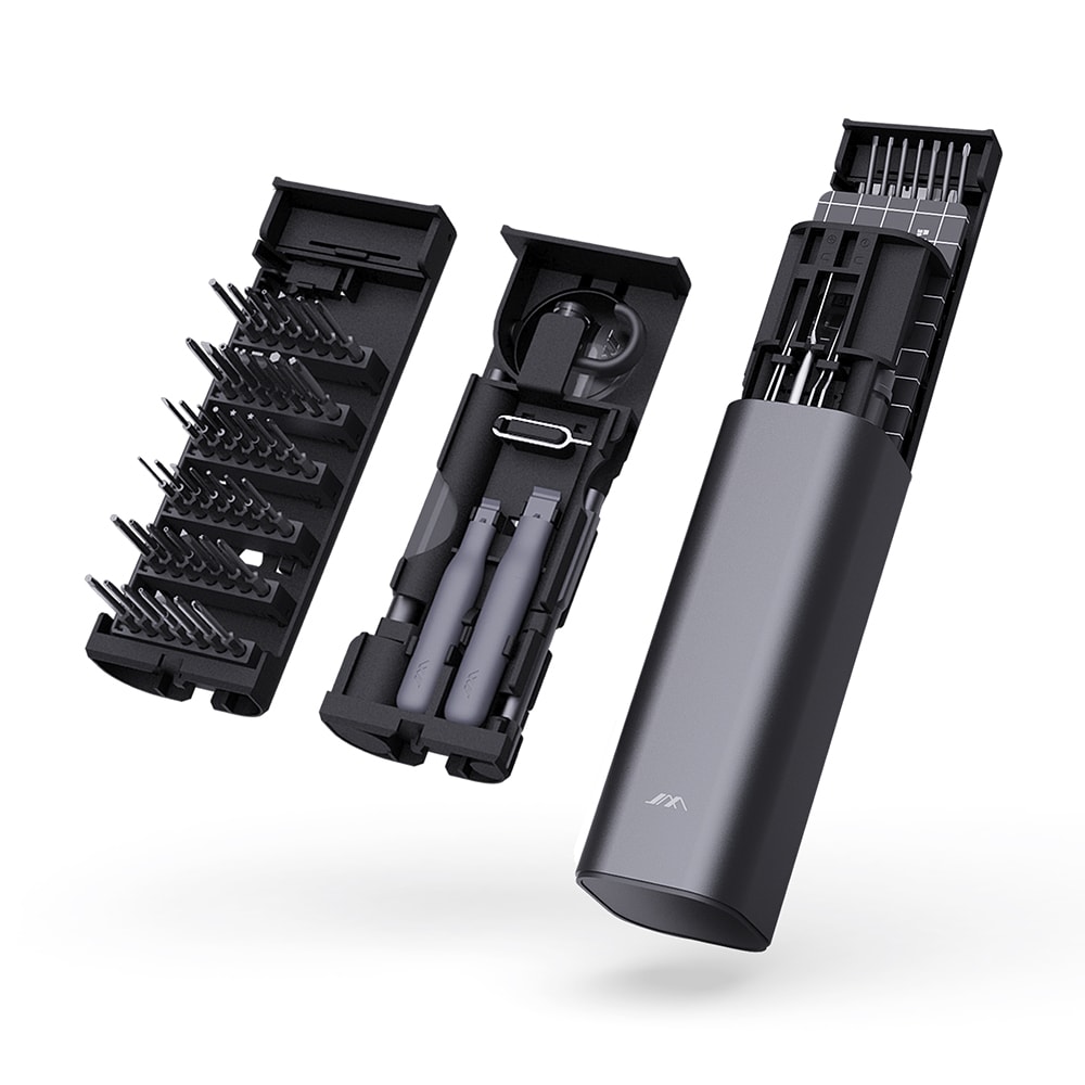 Topteng H029-A009 60 -Piece 2-in Magnetic Multi-Bit Screwdriver Set